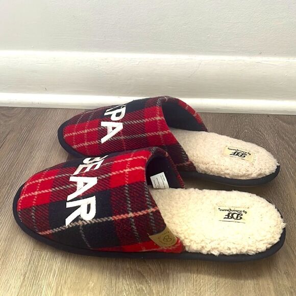 Men’s DF by Dearfoams Papa Bear Slippers Size 11-12 - Picture 2 of 7